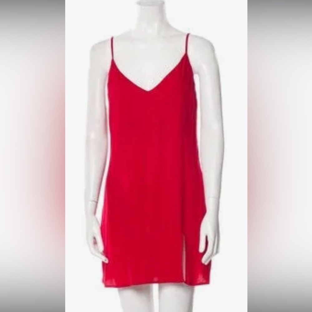 Reformation red mini dress